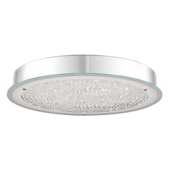 Blaze Polished Chrome LED Flush Mount by Quoizel Lighting