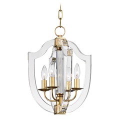 Arietta Aged Brass Pendant by Hudson Valley Lighting