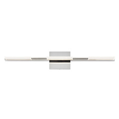 Tris 3-Light LED Bath Light in Chrome by Visual Comfort Modern