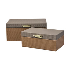 Elk Lighting Connor Brown & Camel Box