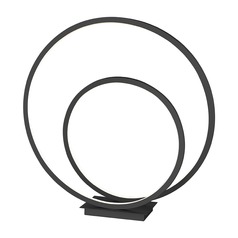 Twist Black LED Desk Lamp by Kuzco Lighting