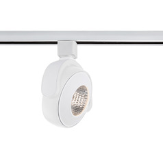 30W LED Round Track Head in White by Eurofase Lighting