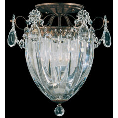 Bagatelle Etruscan Gold Semi-Flush Mount Light by Schonbek Lighting