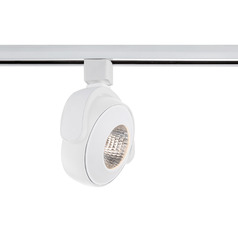 30W LED Round Track Head in White by Eurofase Lighting