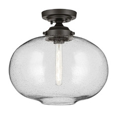 Kichler Lighting Avery Olde Bronze Semi-Flushmount Light