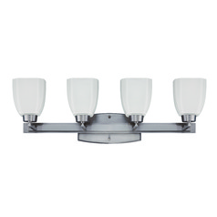 Bridwell 28-Inch Brushed Satin Nickel Bath Light by Craftmade Lighting