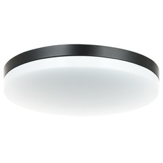 Orion Black LED Flush Mount by Matteo Lighting
