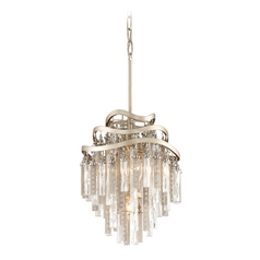 Chimera Tranquility Silver Leaf Pendant by Corbett Lighting