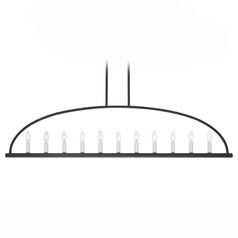 Crystorama Lighting Abbott Black Island Light