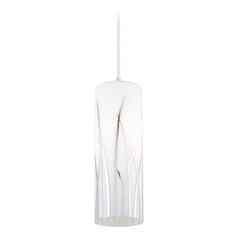Rivato White & Chrome Mini Pendant by Eglo Lighting