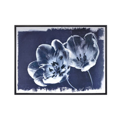 Elk Lighting Meru Blue & White Wall Art