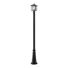 Aspen Black Post Light by Z-Lite