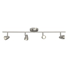 Talida Brushed Nickel LED Track Light Kit by Generation Lighting