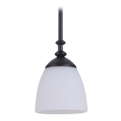 Marlowe Flat Black Mini Pendant by Craftmade Lighting