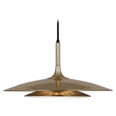 Axiom Polished Gold Pendant by Robert Abbey