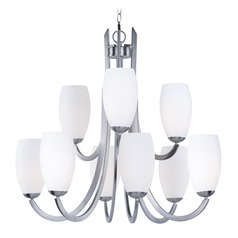 Taylor Satin Nickel Chandelier by Maxim Lighting