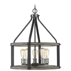 Kirkland Ashen Barnboard Pendant by Z-Lite
