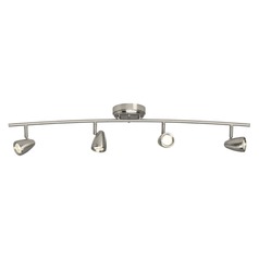 Talida Brushed Nickel LED Track Light Kit by Generation Lighting