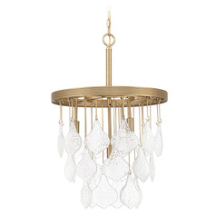 Vesi Satin Brass Pendant by Craftmade Lighting