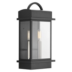 Santee Black Outdoor Wall Light by Progress Lighting