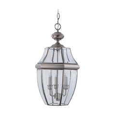 Lancaster Hanging Light in Antique Brushed Nickel by Generation Lighting