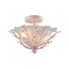 Elk Lighting Circeo Light Pink Semi-Flushmount Light