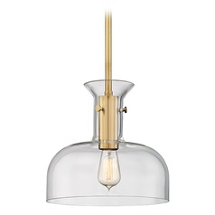 Coffey Aged Brass Pendant by Hudson Valley Lighting