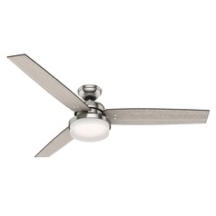 60-Inch Brushed Nickel LED Ceiling Fan by Hunter Fan Company