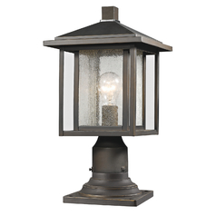 Aspen Oil Rubbed Bronze Post Light by Z-Lite