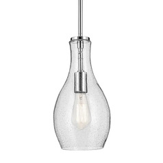 Kichler Lighting Everly Chrome Mini-Pendant Light with Bell Shade