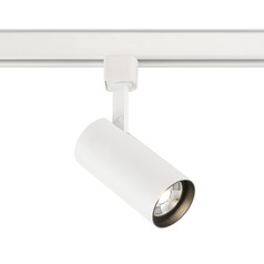 15W LED Cylindrical Track Head in White by Eurofase Lighting