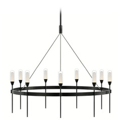 Peter Bristol Overture Medium Chandelier in Nickel by VC Signature
