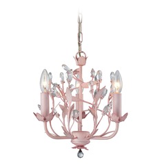 Elk Lighting Circeo Light Pink Chandelier