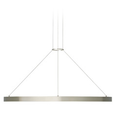 Bodiam 48-Inch LED Chandelier in Satin Nickel by Visual Comfort Modern
