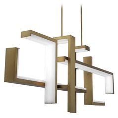 Jackal Aged Brass LED Linear Light by Modern Forms