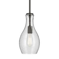 Kichler Lighting Everly Olde Bronze Mini-Pendant Light with Bell Shade