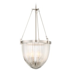 Atrio Brushed Nickel Pendant by Minka Lavery