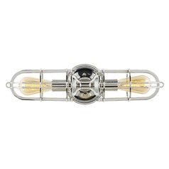 Urban Renewal Polished Nickel Bathroom Light by Generation Lighting