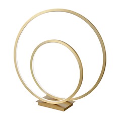 Twist Antique Brass LED Desk Lamp by Kuzco Lighting