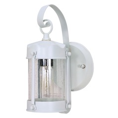 White Outdoor Wall Light by Nuvo Lighting