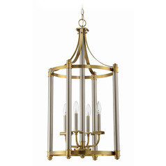 Stanza Brushed Polished Nickel & Satin Brass Pendant by Craftmade Lighting