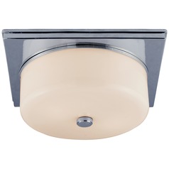 Thomas OBrien Newhouse Flush Mount in Nickel by Visual Comfort Signature