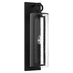 Quoizel Lighting Redan Stone Black Outdoor Wall Light