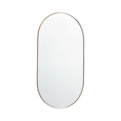 Capsule 21 x 40-Inch Mirror in Gold by Quorum Lighting