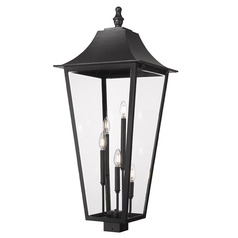 Z-Lite Gannon Black Post Light