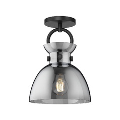 Alora Lighting Waldo Matte Black Semi-Flushmount Light