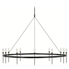 Peter Bristol Overture Grande Chandelier in Bronze by VC Signature