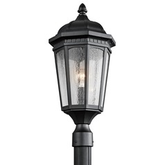 Courtyard 23.75-Inch Post Light in Textured Black by Kichler Lighting