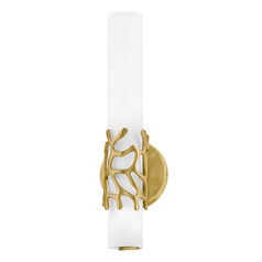 Lyra 16-Inch LED Wall Sconce in Lacquered Brass by Hinkley Lighting