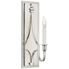 E.F. Chapman Mykonos Medium Sconce in Nickel by Visual Comfort Signature